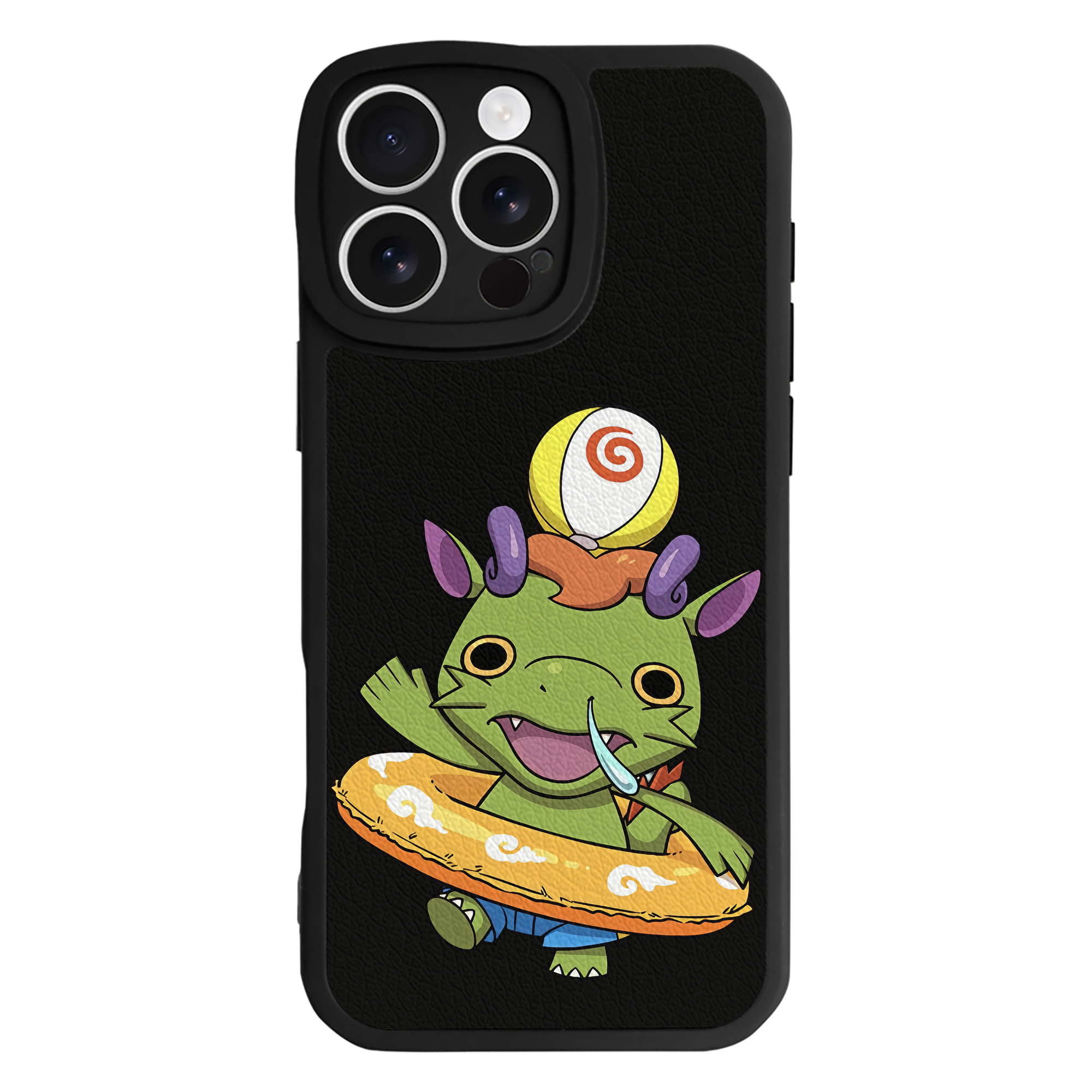 （画像用） 妖怪ウォッチ Yo-kai Watch 【iPhone 16シリーズ対応】シリコンスマホケース（レザー調） 材質：シリコン